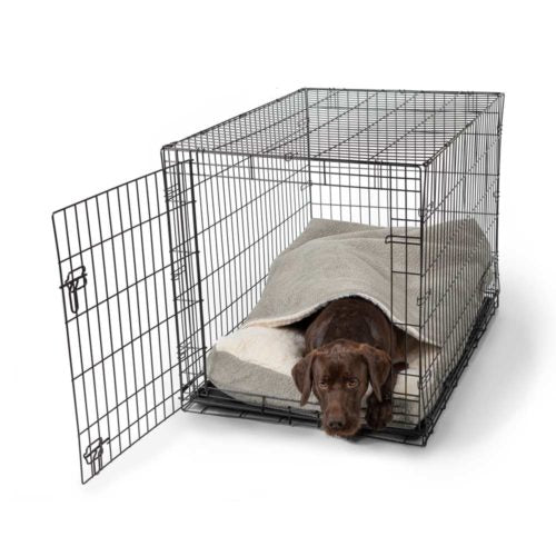 Cozy Cave Dog Crate Bed - Soft Washable Pet Bed for Small Medium Dogs - Perfect for Crates, Kennels & Home Use