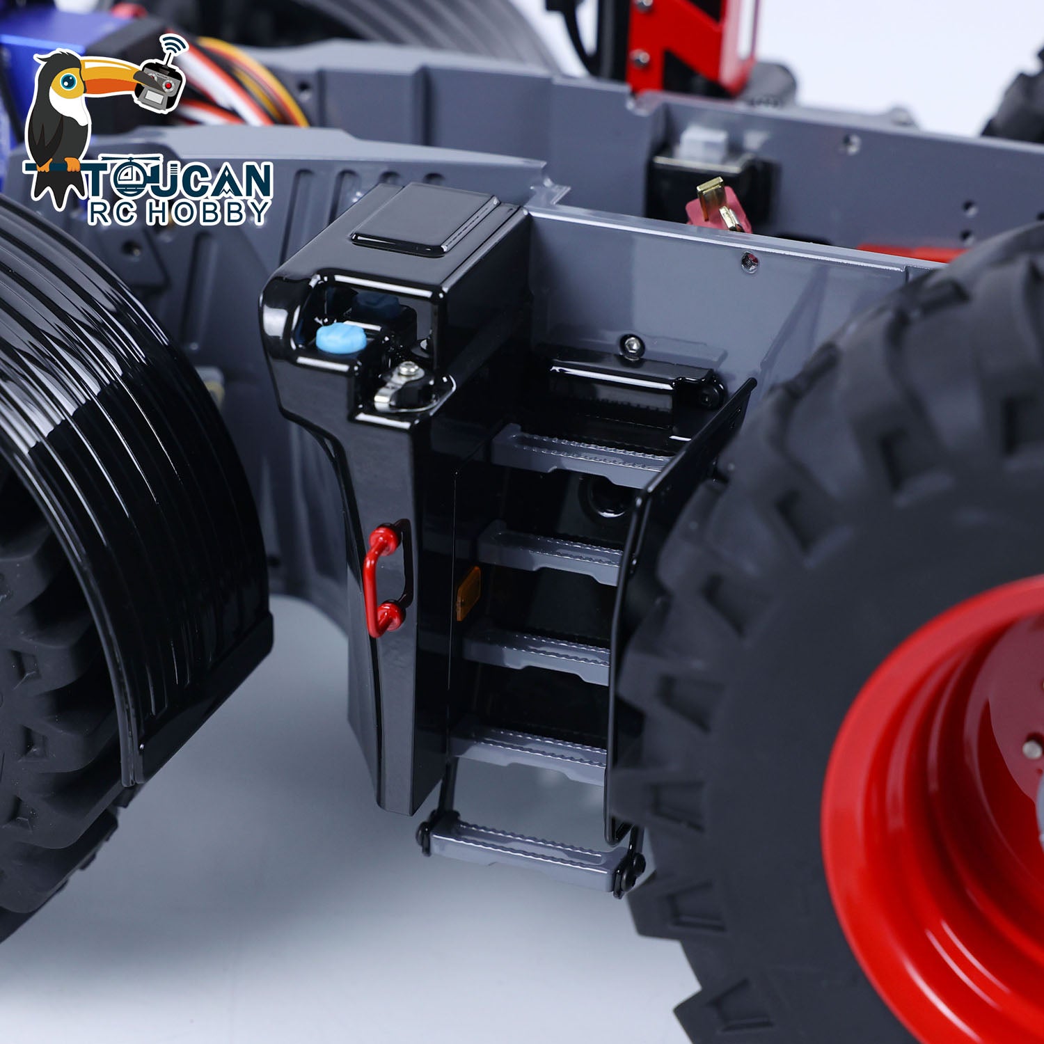 Metal Chassis for LESU 1/16 4X4 1050 RC Tractors - Unpainted DIY Remote Control Car Model Kit & Spare Parts - Perfect for Hobbyists and RC Enthusiasts (Off-Road Racing, Crawling, Custom Builds)