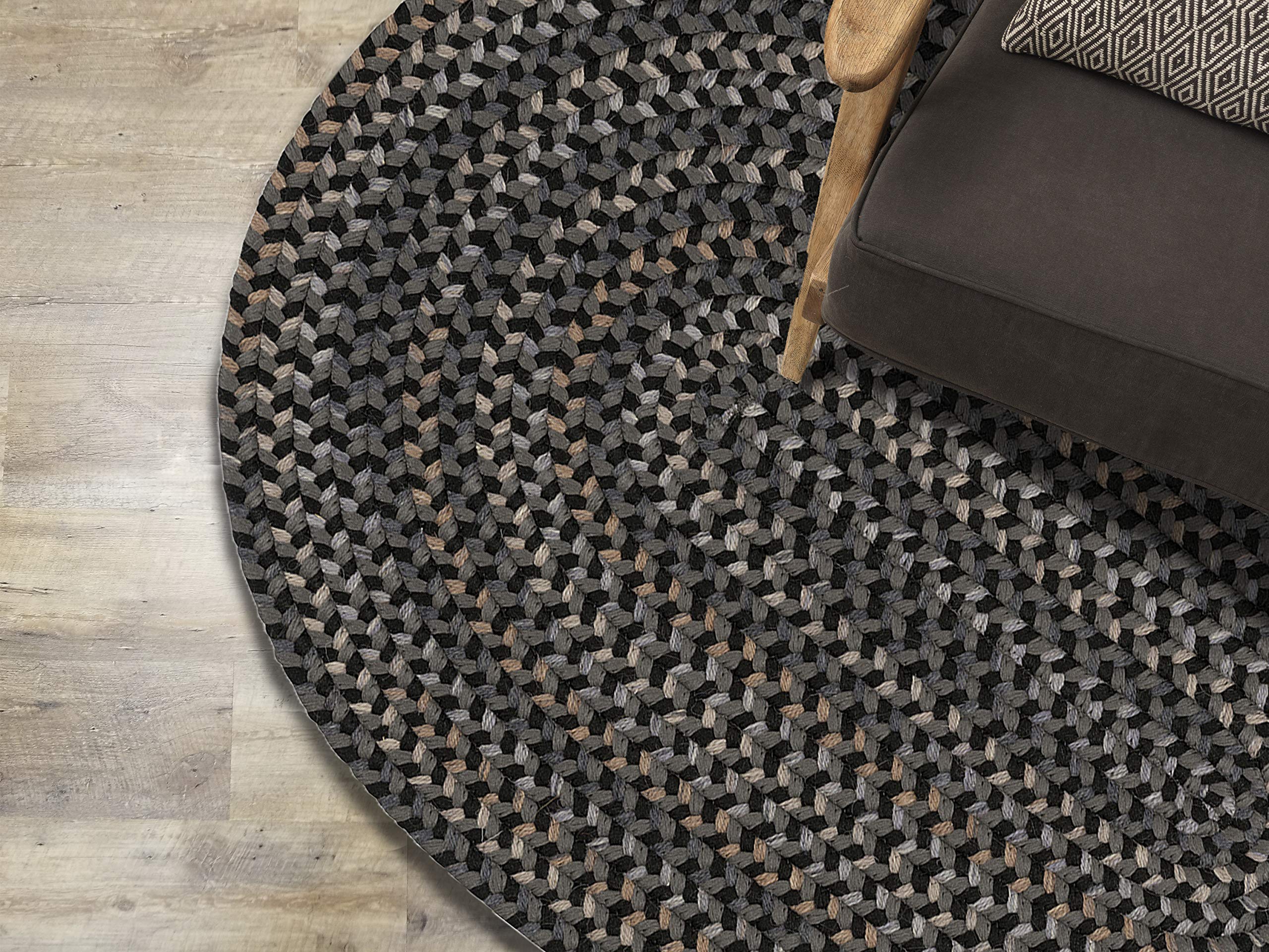 Colonial Mills Tinta 11x11 Blue Area Rug - Soft & Durable Handwoven Indoor Rug for Living Room, Bedroom, or Office Decor