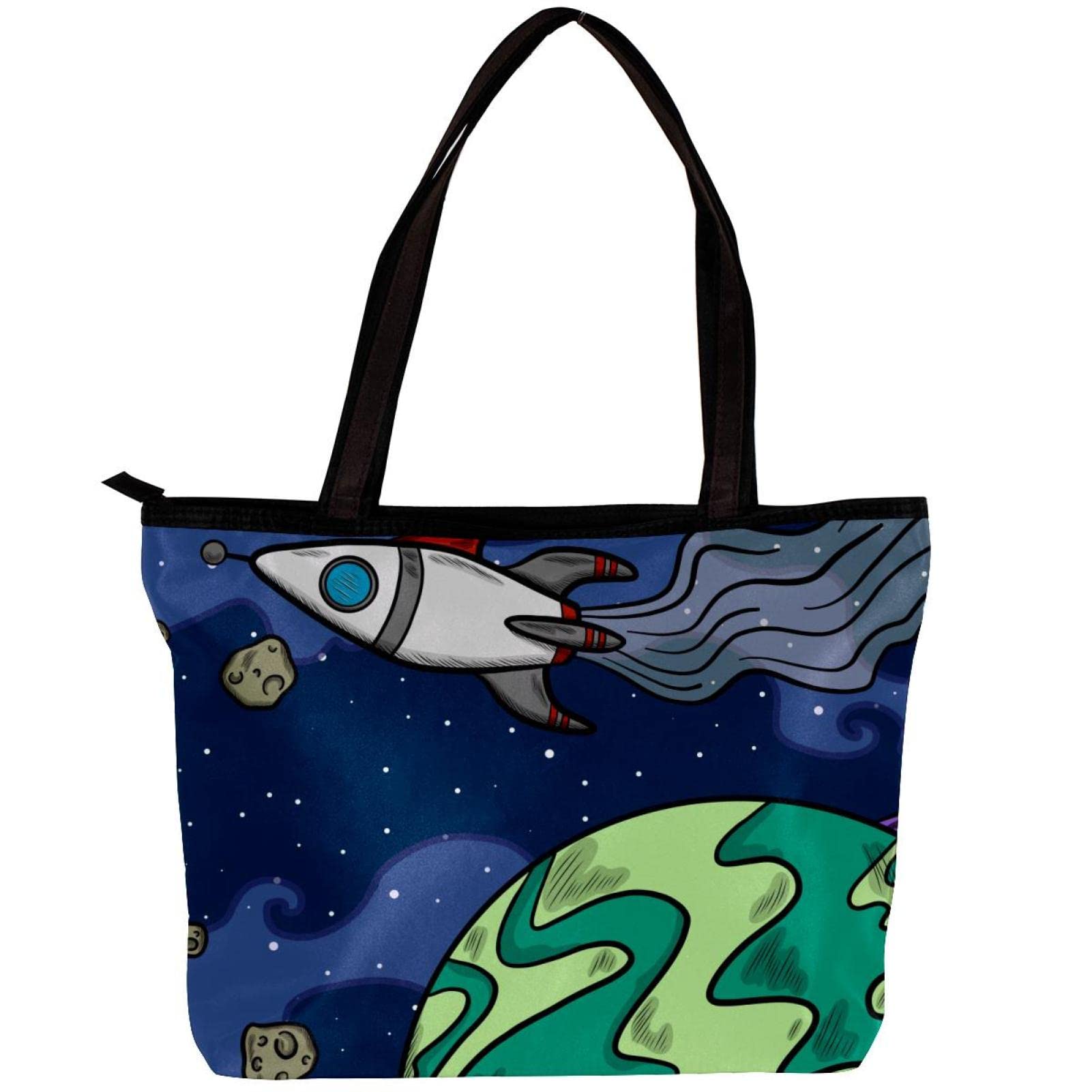 Stylish Women's Rugby Football Tote Bag with Inner Pouch - Durable Shoulder Handbag for Sports Fans, Gym, Work & Travel Accessories