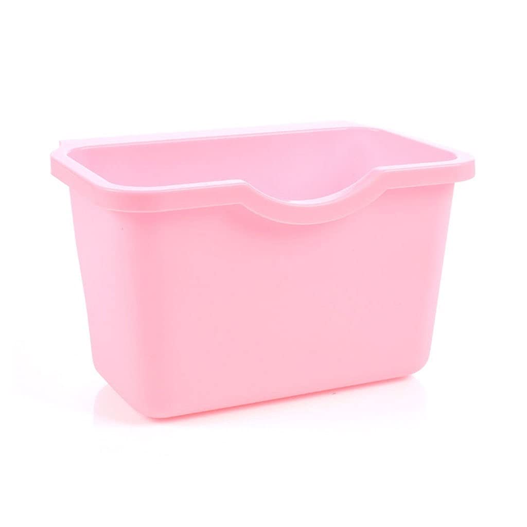 SQLCF Hanging Trash Can for Kitchen Cabinet Door - Space-Saving Wastebasket, Desktop Storage Bin, Creative Trash Bowl Box Organizer (Color C) - Perfect for Small Kitchens, Offices & Bathrooms