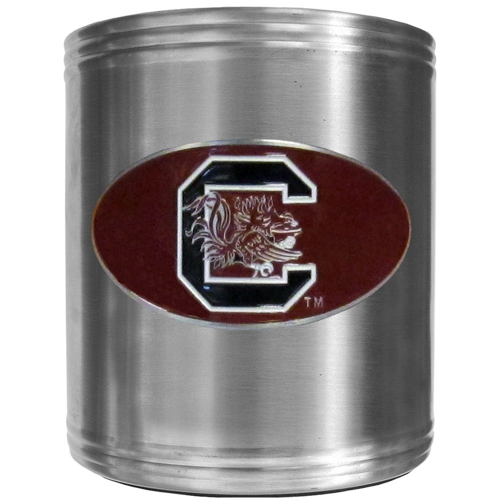 Siskiyou Sports NCAA Classic Steel Can Cooler - Insulated Beer & Soda Can Holder for Tailgating, Camping & Outdoor Parties