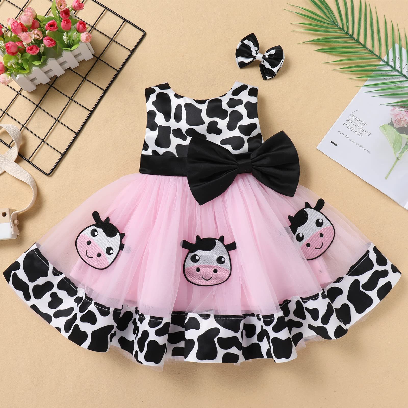 Princess Tutu Dress Set for Baby Girl - Cake Smash Birthday Outfit with Headband, Baptism Photo Shoot Dress | Perfect for 1st Birthday Party, Christening, and Special Occasions