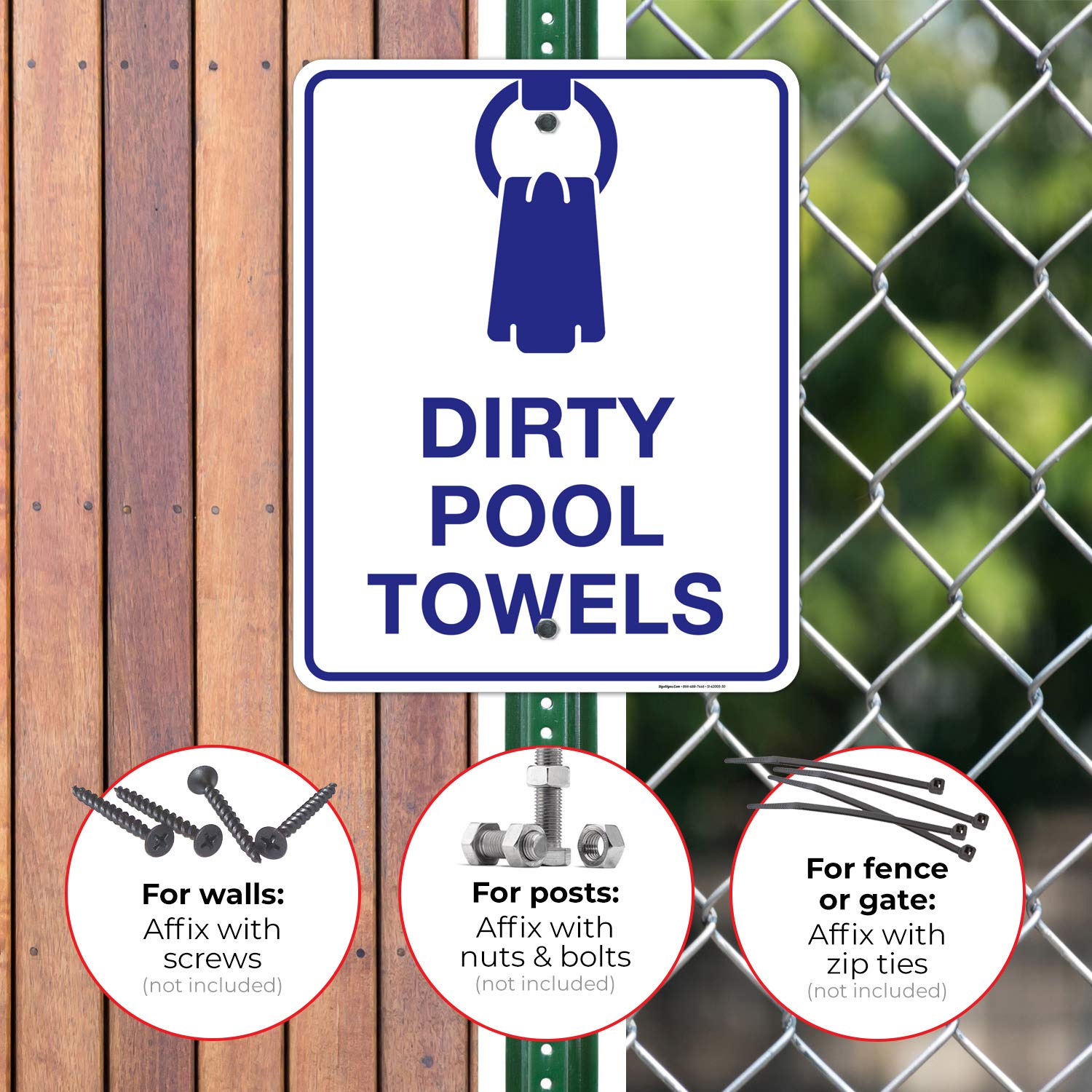 Pool Rules Sign - Sigo Signs 24x30 Inches, Rust-Free .063 Aluminum, Fade Resistant for Indoor/Outdoor Use, Made in USA - Perfect for Public Pools, Resorts & Backyard Swimming Areas