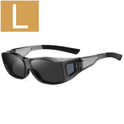 L Size Clear Grey Frame Grey