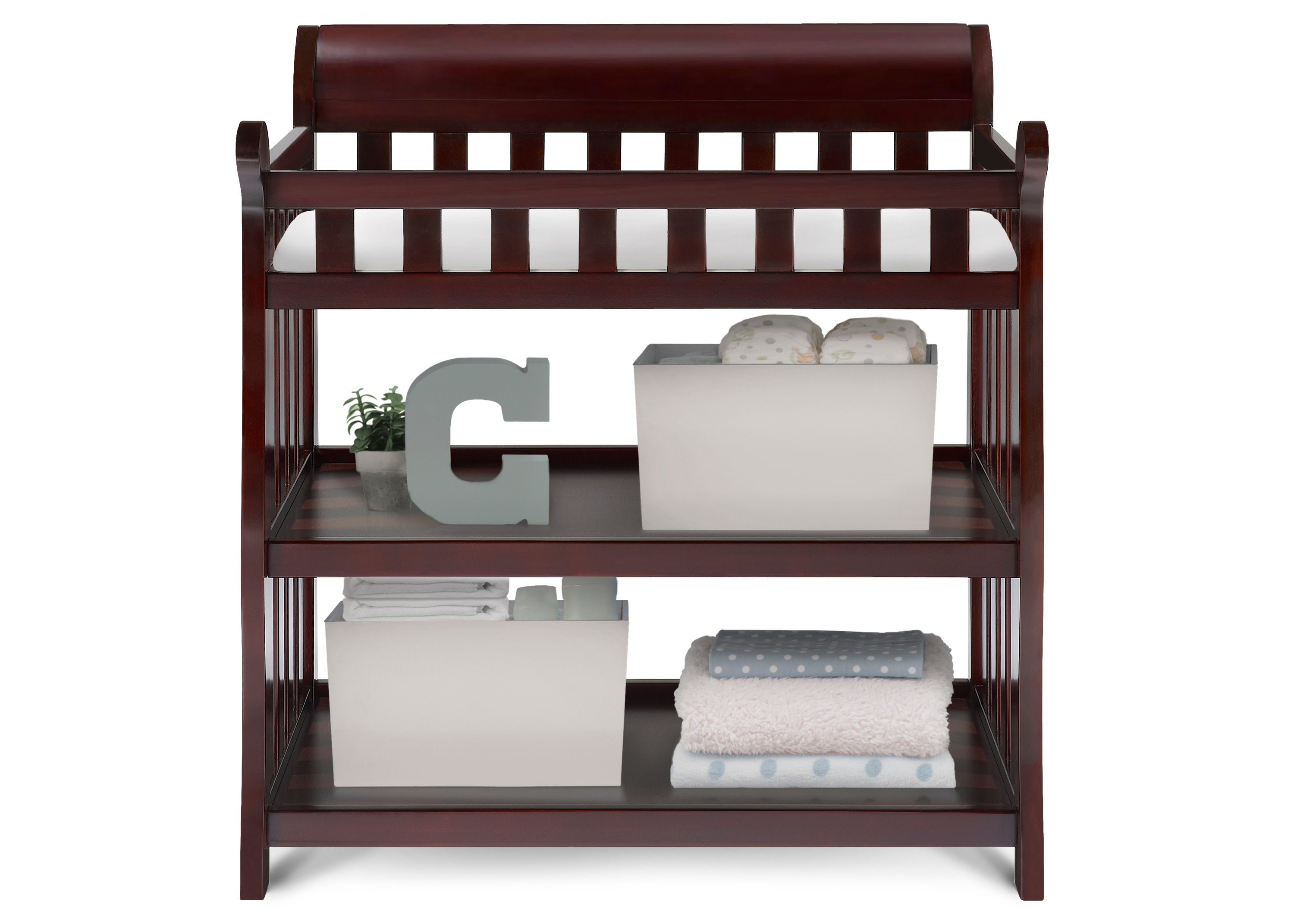 Eclipse Baby Changing Table - Sturdy & Safe Diaper Station for Nursery, Bedroom, or Bathroom | Perfect for Newborns & Toddlers