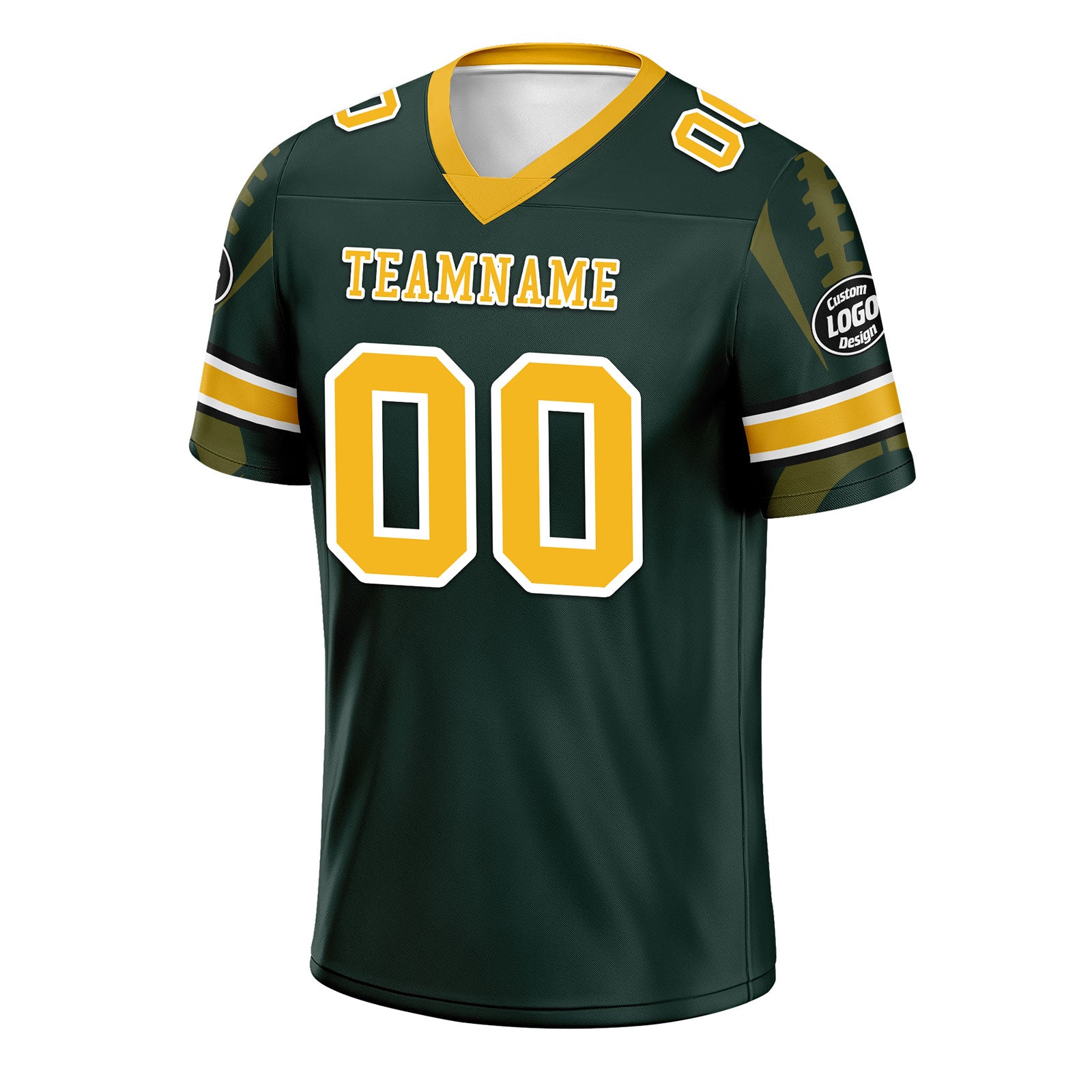 Custom Green Bay Packers Football Jersey & Sports Shoes Combo - Personalized NFL Fan Gear for Men & Women - Perfect for Game Day, Tailgating & Football Enthusiasts