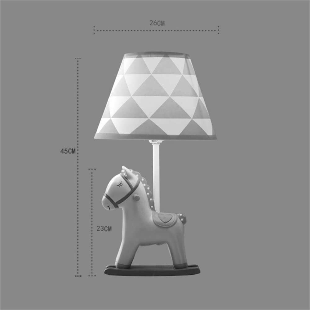 Adjustable LED Desk Lamp with Warm Lighting - Cute Pony Design for Bedroom, Nursery, Office & Study Room - Perfect for Reading, Working & Night Light Use