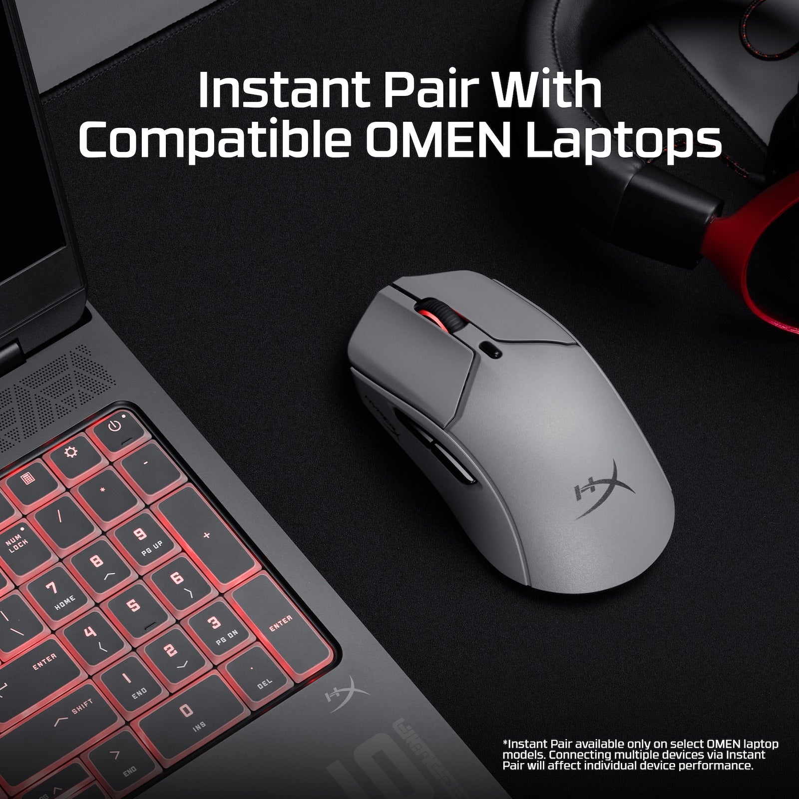 HyperX Pulsefire Haste 2 Pro 4K Wireless Gaming Mouse - Lightweight Esports Mouse with 26K DPI, 1000Hz Polling Rate - Perfect for FPS, MOBA & Competitive Gaming