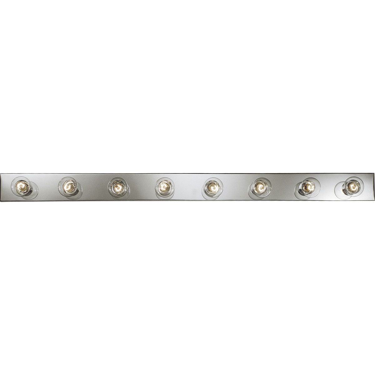 Broadway Collection 8-Light Bathroom Vanity Light Fixture - Modern Chrome Finish for Bathroom, Powder Room & Dressing Area
