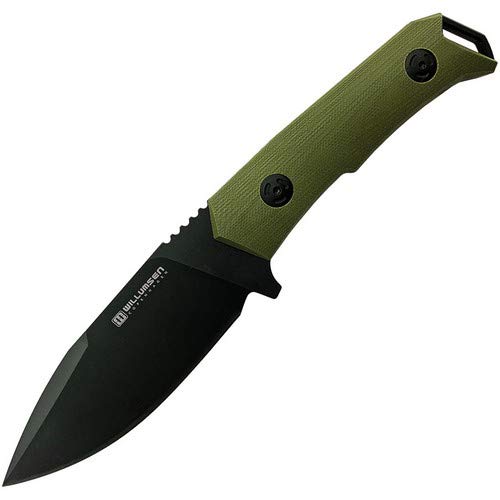 DM19NOL Medium Despot OD Fixed Blade Knife - Tactical Survival Knife for Outdoor Camping, Hunting & Bushcraft - Durable Full Tang Design with Sheath