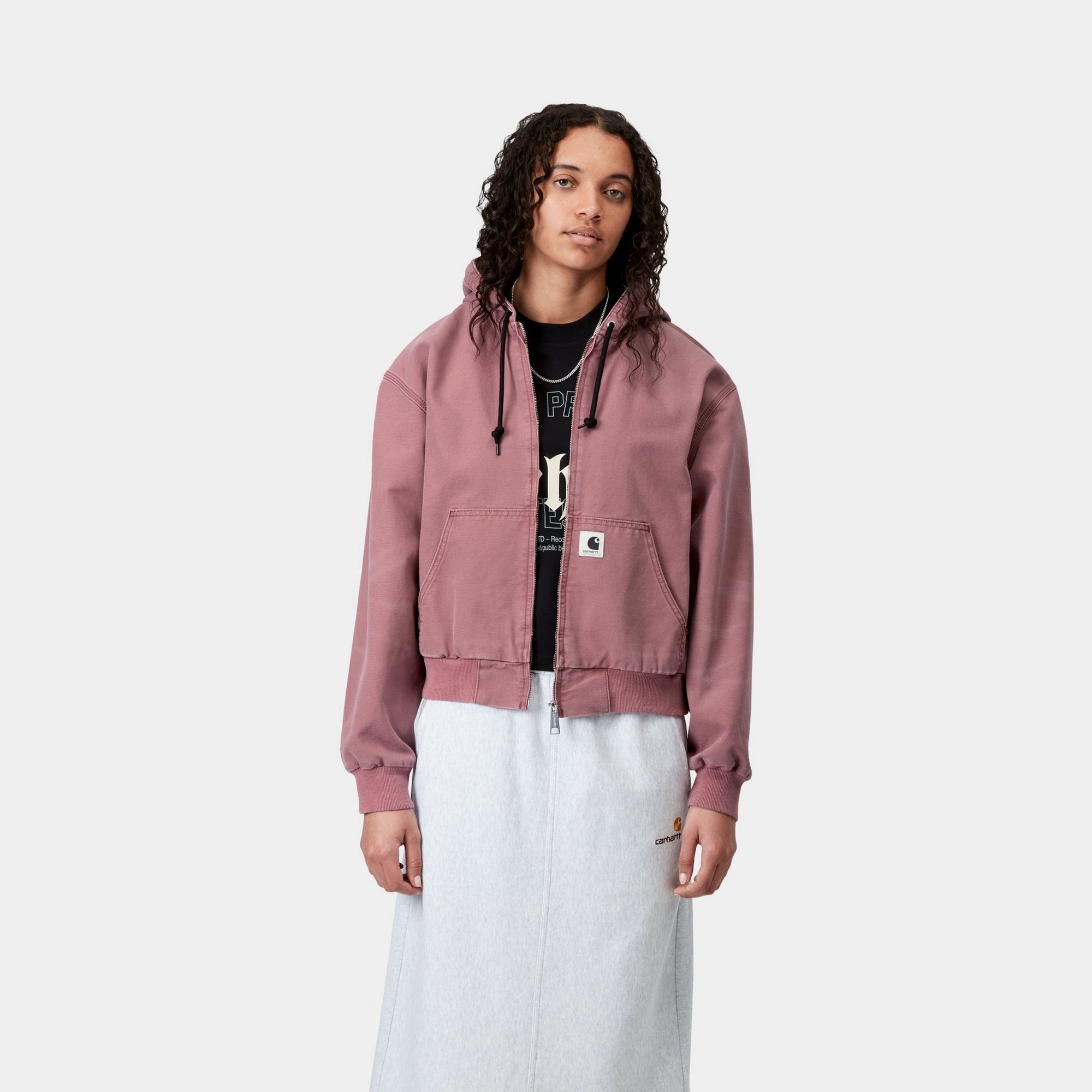 Women's OG Active Jacket - Lightweight Spring Jacket for Running & Outdoor Activities | Stone Canvas & Dusky Pink Colors | Perfect for Hiking, Gym & Casual Wear