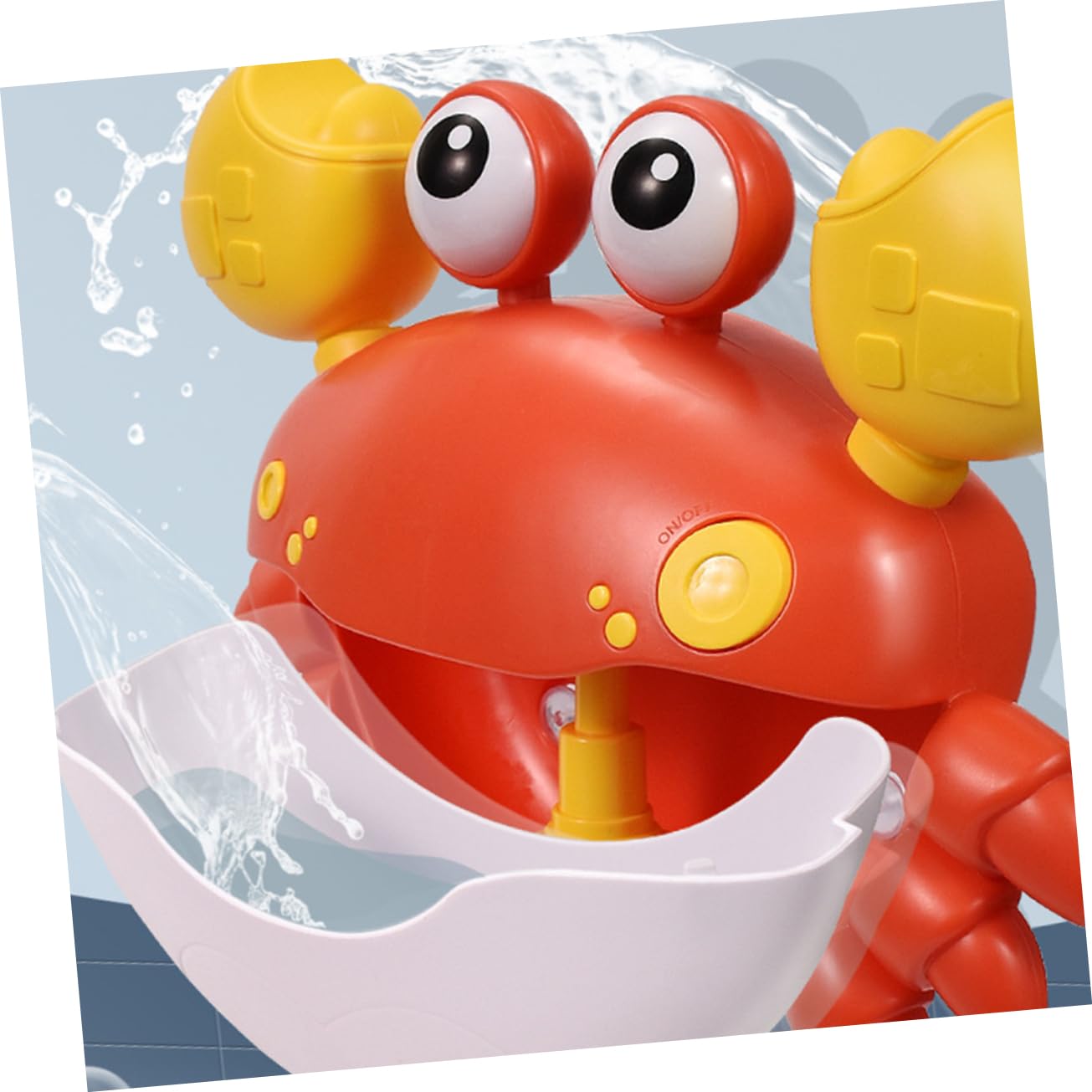 RORPOIR Bubble Bath Machine - Crab Bubble Maker for Kids, Fun Shower & Bath Toy, Red Plastic Animal Bath Toys for Toddlers & Children - Perfect for Bathtime Play and Sensory Development
