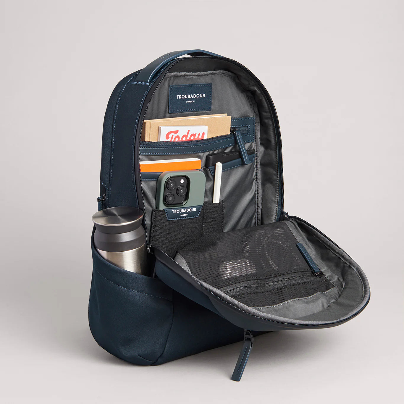 Troubadour Apex Compact Backpack 3.0 - Lightweight Waterproof Travel Backpack for Men & Women - Perfect for Commuting, Hiking & Everyday Use
