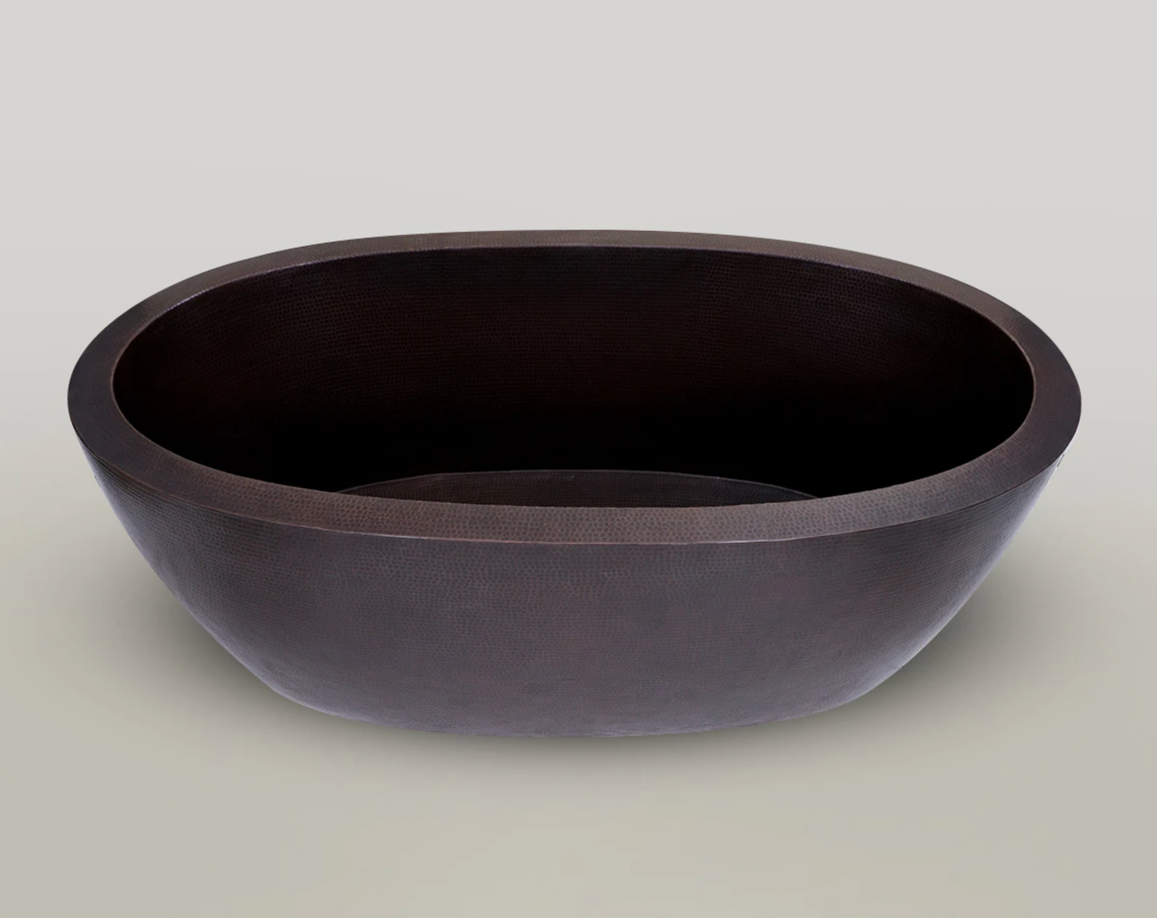 Luxury Modern Double Wall Copper Bathtub - Freestanding Soaking Tub for Spa, Bathroom, and Relaxation at Home