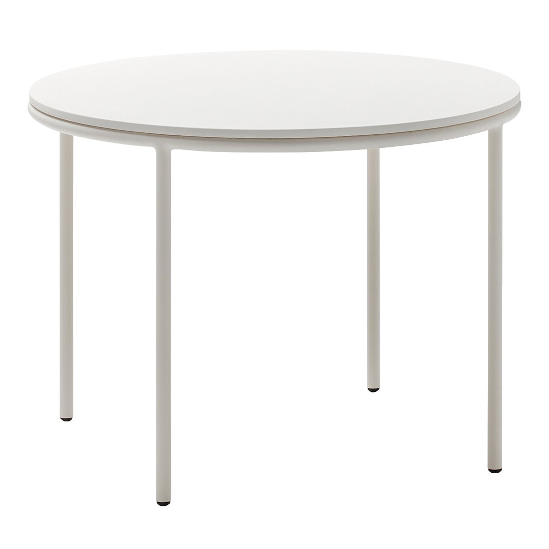 Round Outdoor Side Table for Patio, Garden, and Balcony - Durable Weather-Resistant Design for Coffee, Drinks, and Decor