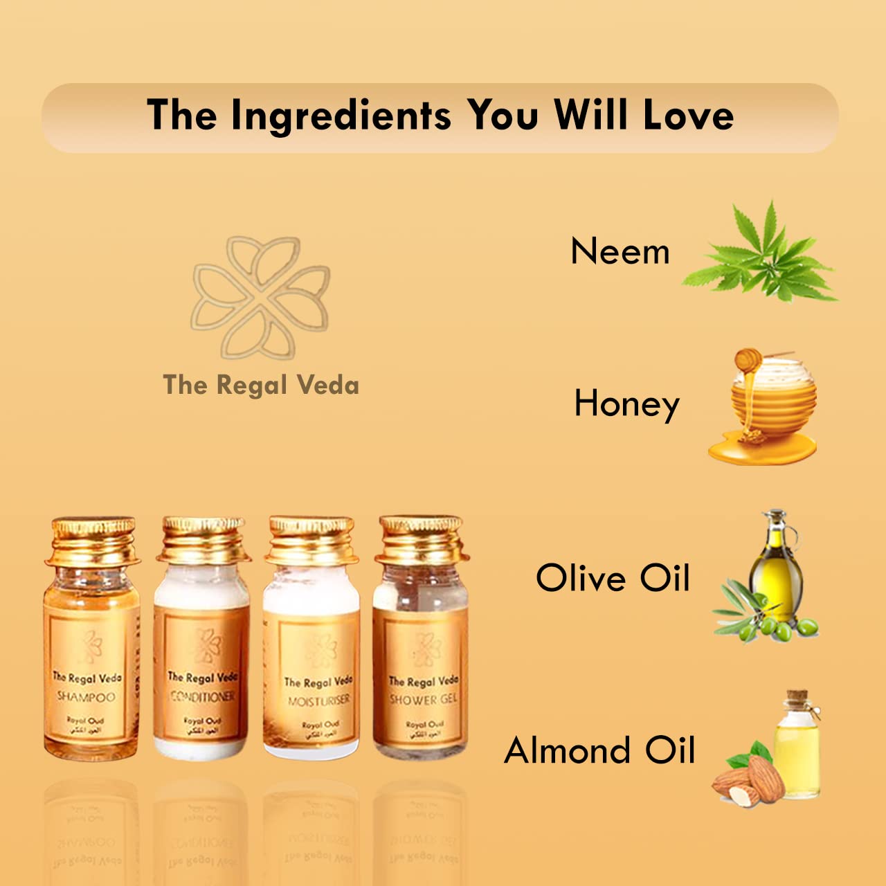 The Regal Veda | 100-Pack 35ml Moisturizer Set | Premium Hotel Amenities & Travel Toiletries | Moisturizing Cream for Hotels, Hospitals, Guest Houses & Spas | Bulk Hospitality Supplies for Luxury Accommodations
