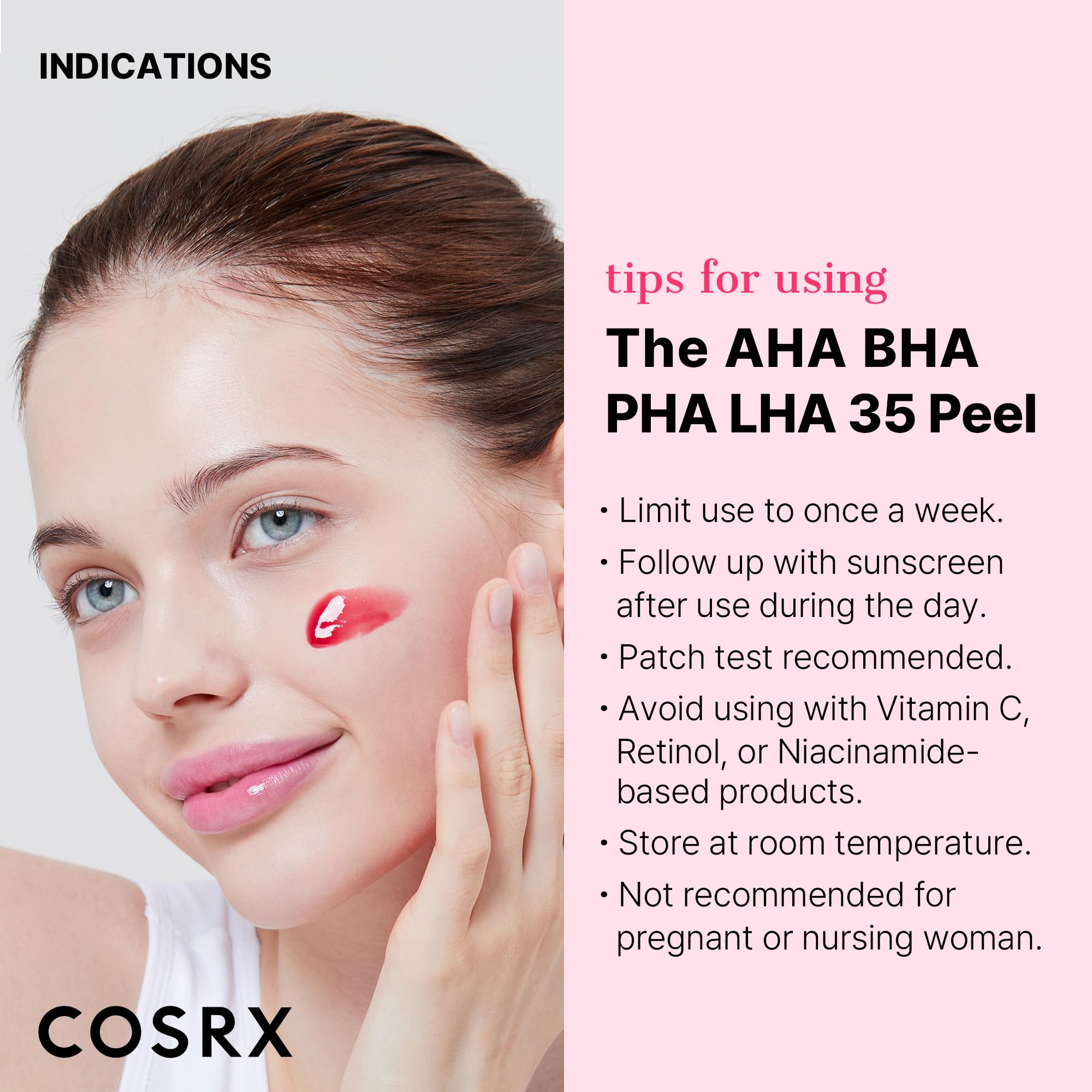 COSRX AHA BHA PHA LHA 35% Chemical Exfoliating Peel - 1.01 fl oz / 30ml Korean Skincare for Dull, Rough, Oily Skin - Unclogs Pores & Removes Dead Skin Cells - Highly Concentrated Facial Treatment for Acne-Prone & Sensitive Skin - Perfect for Weekly Exfoliation & Glowing Complexion