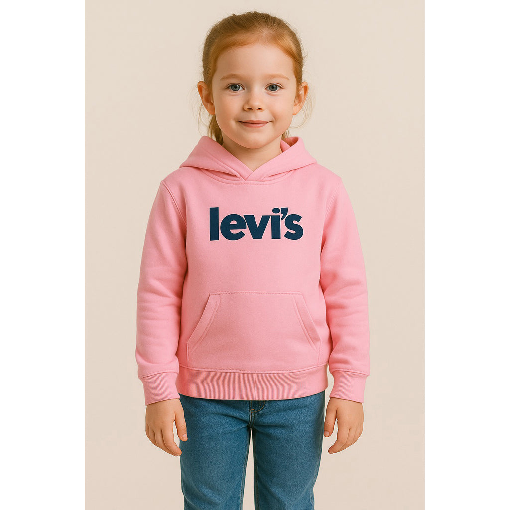 Levi's Kids Poster Logo Hoodie - Soft & Comfortable Pullover for Boys & Girls - Perfect for School, Playdates & Outdoor Activities