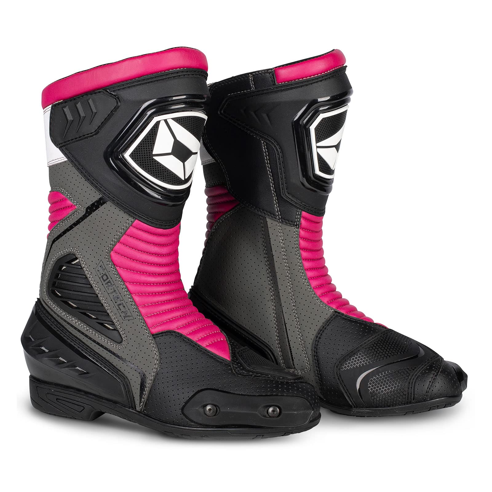 Cortech Women's Apex RR Air Boot - Motorcycle Riding Boots for Women, Comfortable & Protective Gear for Street Bikes, Cruisers & Sport Bikes - Perfect for Daily Commute, Long Rides & Racing