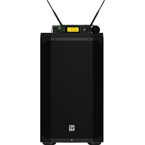 Electro Voice EVERSE 12 Weatherproof Portable Bluetooth Speaker - Wireless PA System for Outdoor Events, Parties & Live Performances (Black)