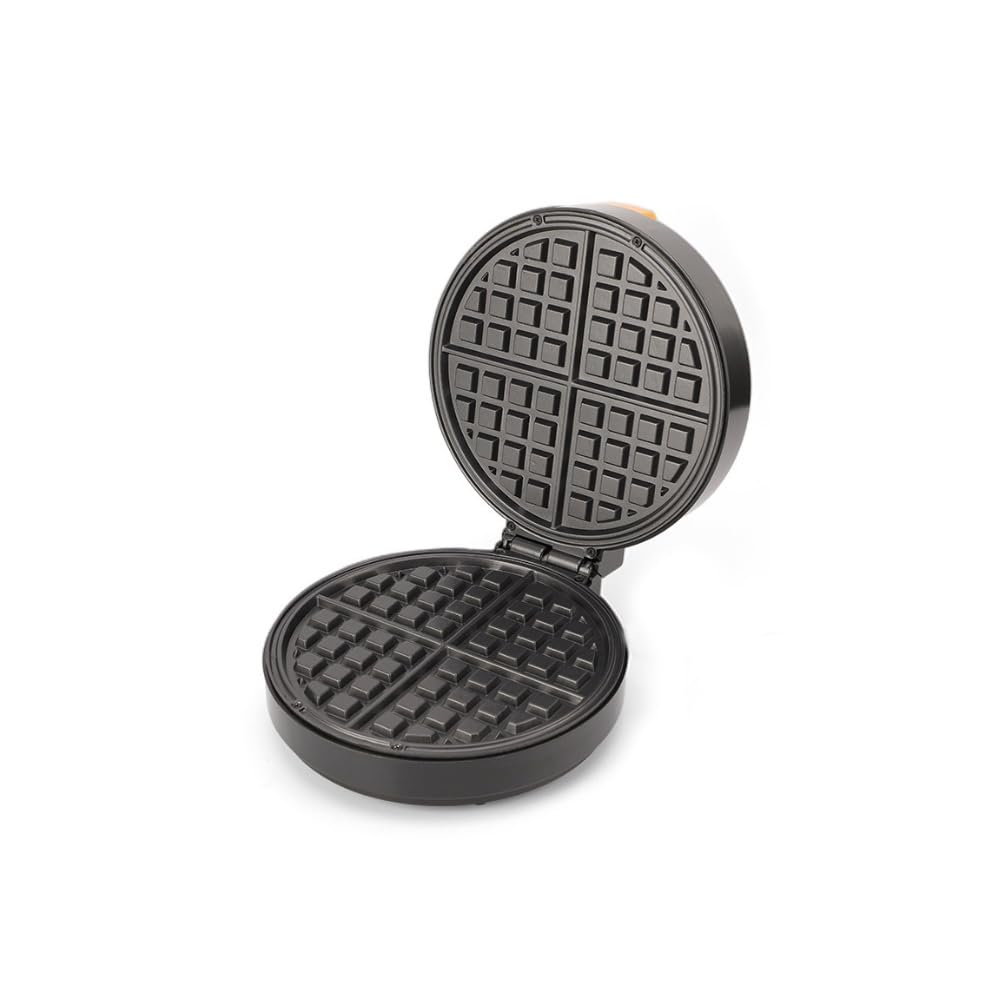 Belgian Waffle Maker with 9.1”×10.2” Non-Stick Baking Tray - 1400W Electric Round Classic Waffle Iron for Home & Restaurant Use - Perfect for Breakfast, Brunch, and Dessert - 110V