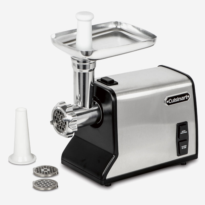 Cuisinart MG 200C Stainless Steel Meat Grinder - Heavy Duty Electric Meat Mincer for Home Kitchen, Sausage & Burger Making, Food Processing