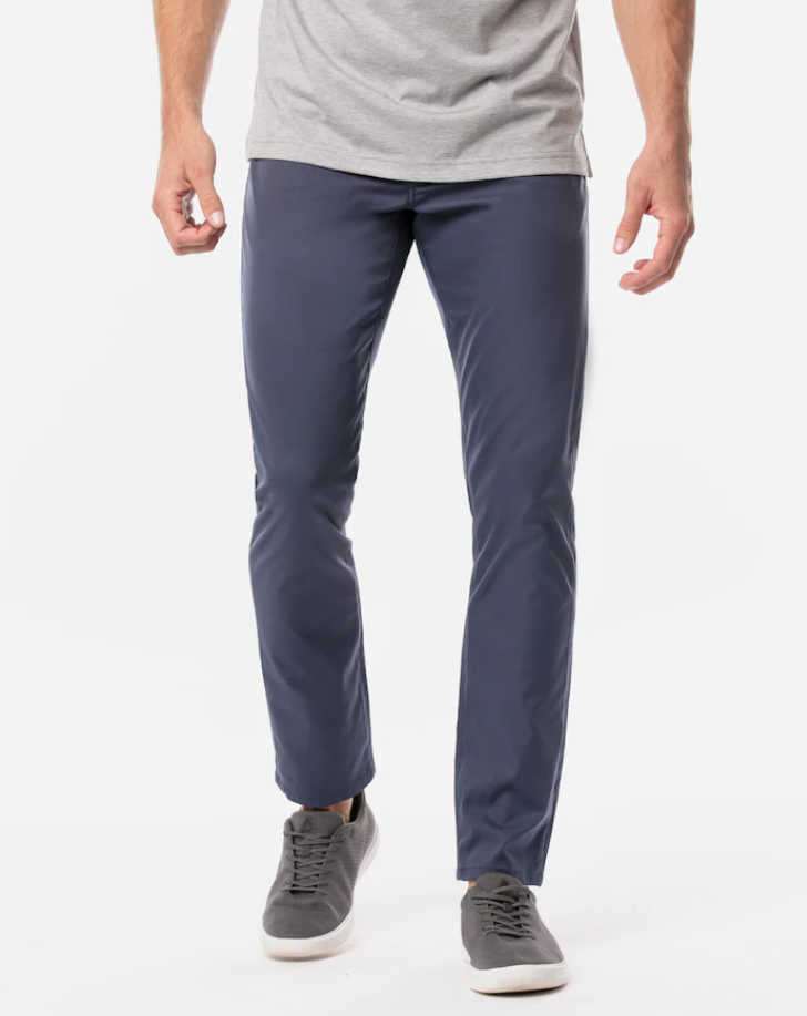Travis Mathew Men's Open to Close Comfortable Stretch Pants - Heather Navy | Casual & Workwear for Everyday Use | Perfect for Office, Travel & Relaxation