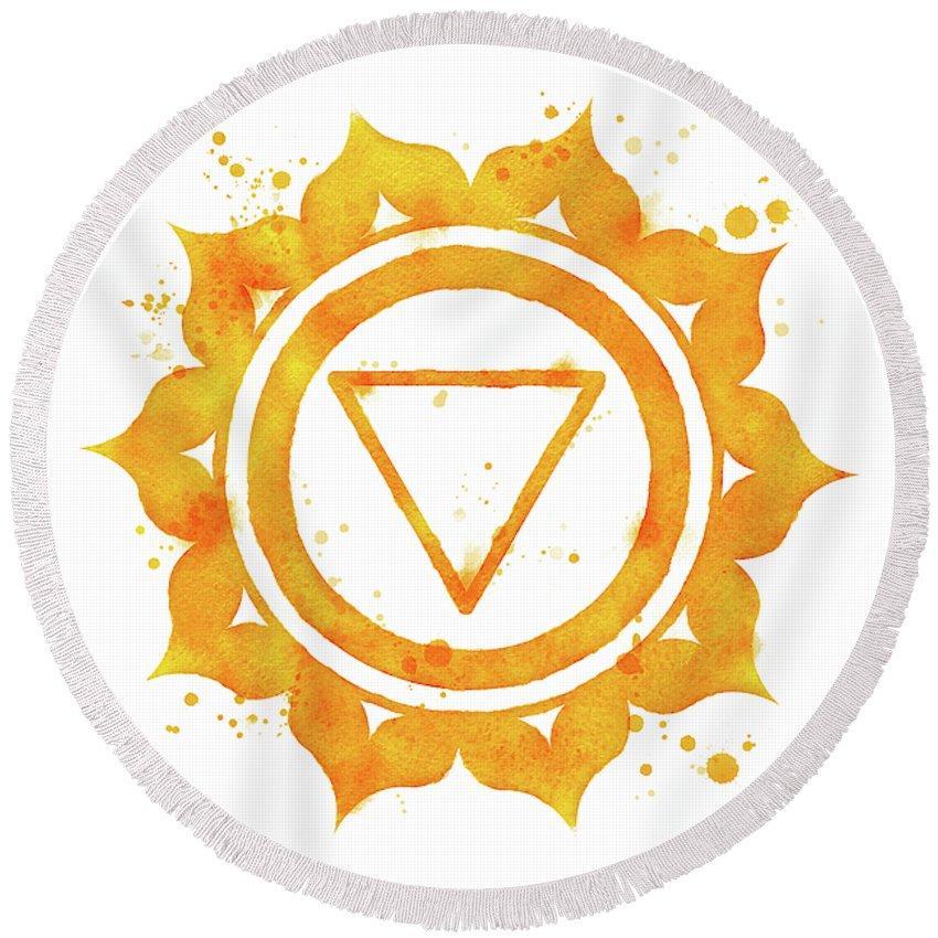 7 Chakra Round Beach Towel Set - Spiritual Yoga Meditation Towel for Outdoor Picnic, Poolside Lounging & Summer Travel Accessories
