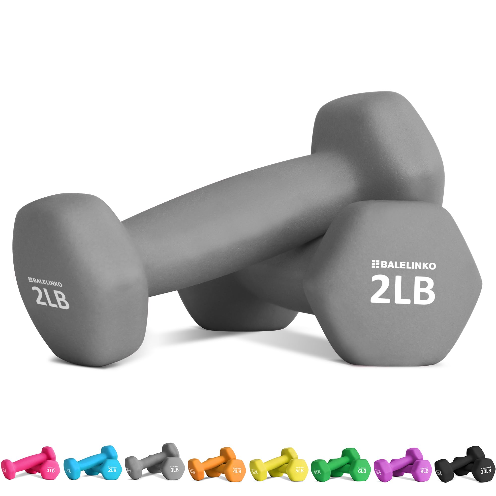 Balelinko Home Gym Equipment Set for Strength Training, Weight Loss, Yoga & Pilates - Adjustable Weights for Women, Men, Seniors & Youth - Perfect for Home Workouts, Fitness Training & Daily Exercise