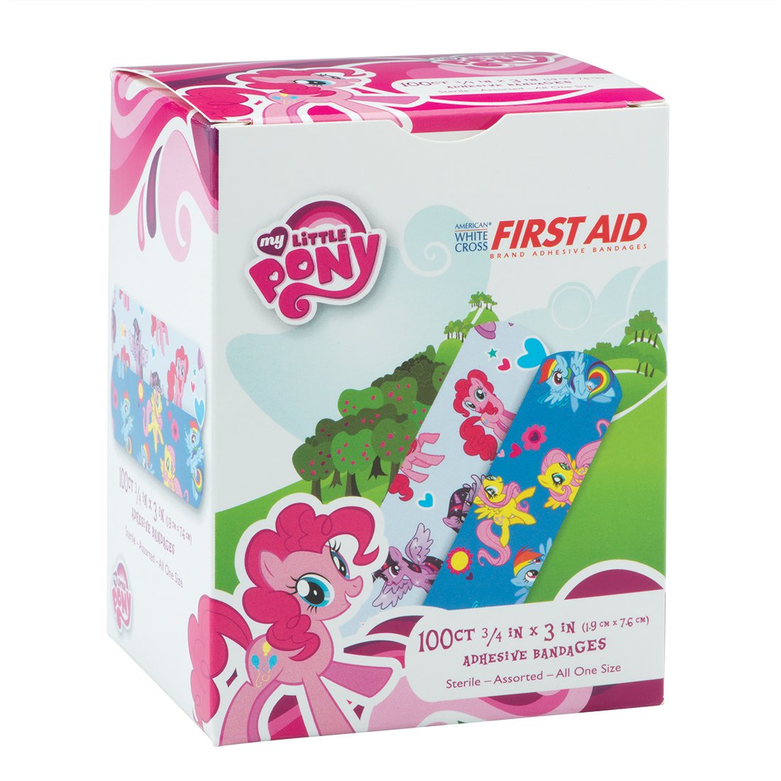 My Little Pony Adhesive Bandages for Kids - 1200 Count First Aid Kit Supplies - Perfect for School, Home & Outdoor Activities