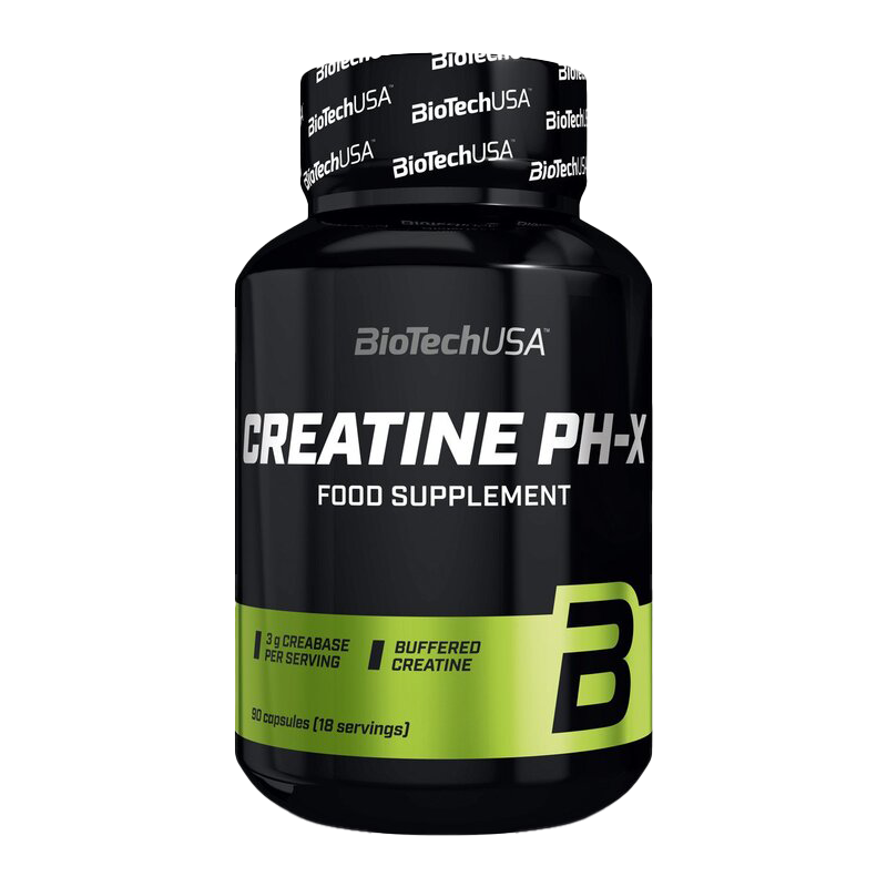 BioTechUSA Creatine PH X 210 Capsules - Premium Creatine Supplement for Muscle Growth & Strength - Ideal for Bodybuilding, Workout & Fitness Training