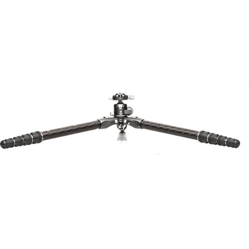 Benro Tortoise Columnless Carbon Fiber Tripod with GX35 Ballhead - 5-Section Twist Lock Legs, Lightweight & Stable for Photography - Perfect for Travel, Hiking, and Outdoor Shooting