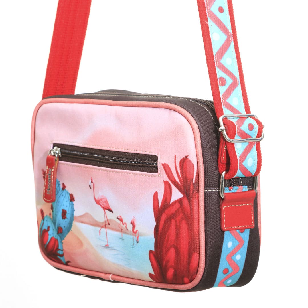 Hands-Free Guajira Crossbody Bag by Macondas - Stylish & Convenient for Travel, Shopping, and Everyday Use