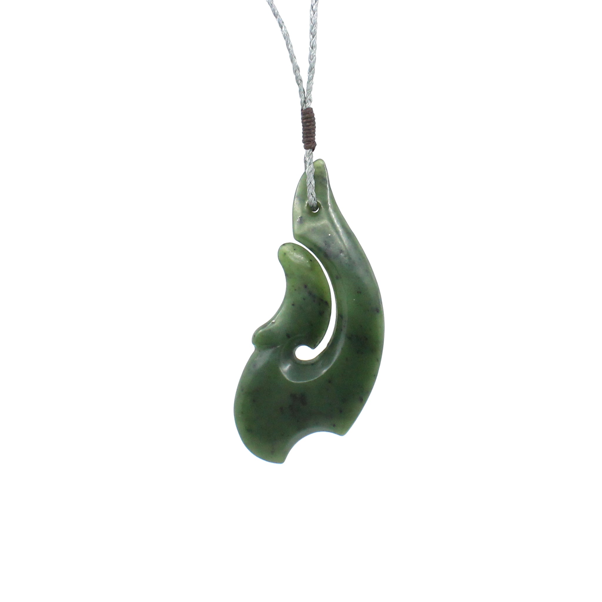 Hei Matau Pounamu Pendant - Authentic New Zealand Greenstone Fish Hook Necklace for Men & Women | Perfect for Gifts, Spiritual Protection & Maori Cultural Jewelry