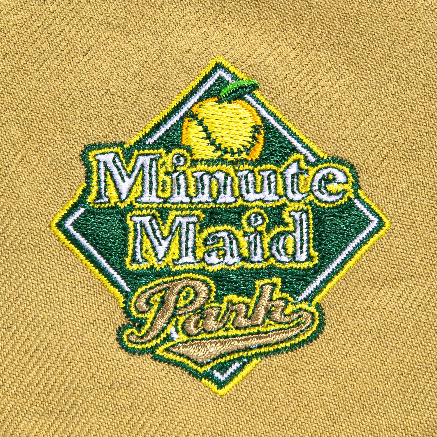 47 Brand Lemonade Sureshot Captain Houston Astros Snapback Hat with Minute Maid Park Patch - Tan & Green | Official MLB Baseball Cap for Fans, Streetwear & Casual Outfits
