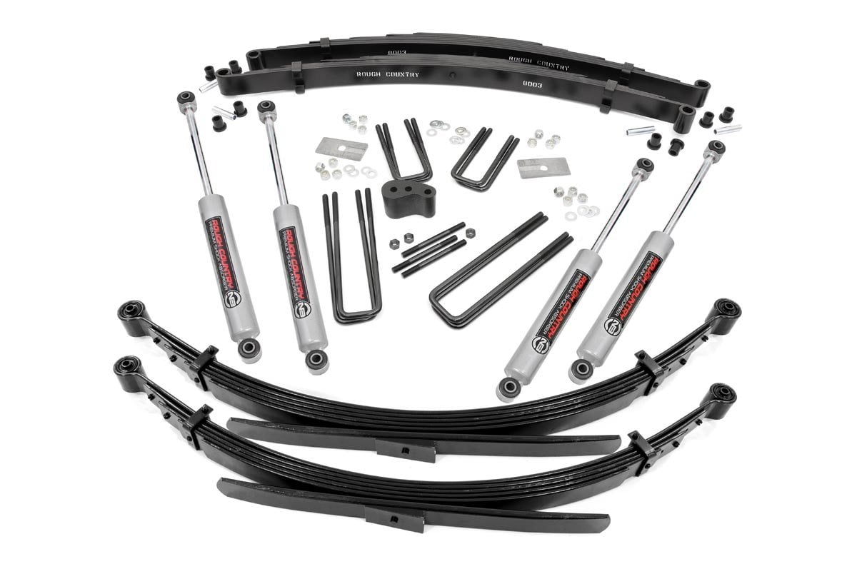 4 Inch Lift Kit for Dodge/Plymouth Ramcharger (1978-1993) & Trailduster (1978-1981) - Heavy Duty Suspension Upgrade - Perfect for Off-Roading, Overlanding & Truck Customization