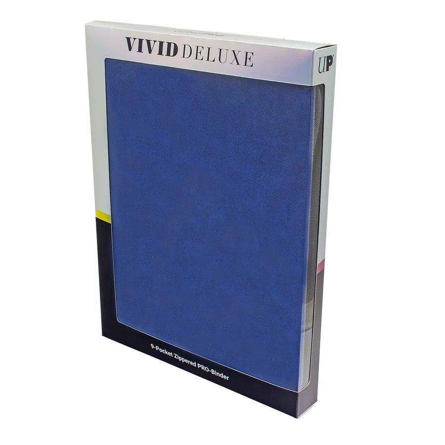 15935 9-Pocket Blue Vivid Binder - Premium 3-Ring Binder for School, Office & Organization | Durable Plastic Sheet Protector for Documents, Papers & Reports