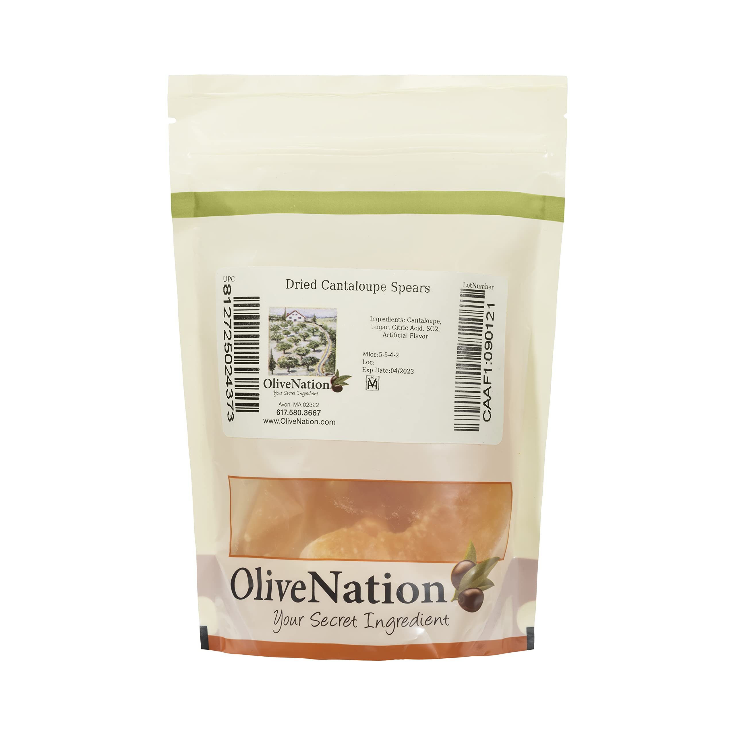 OliveNation Premium Dried Cantaloupe Spears - 10lb Bulk Pack | High Fiber, All-Natural Gourmet Snack for Baking, Cooking & Healthy Eating | Perfect for Trail Mix, Yogurt Toppings & Party Platters