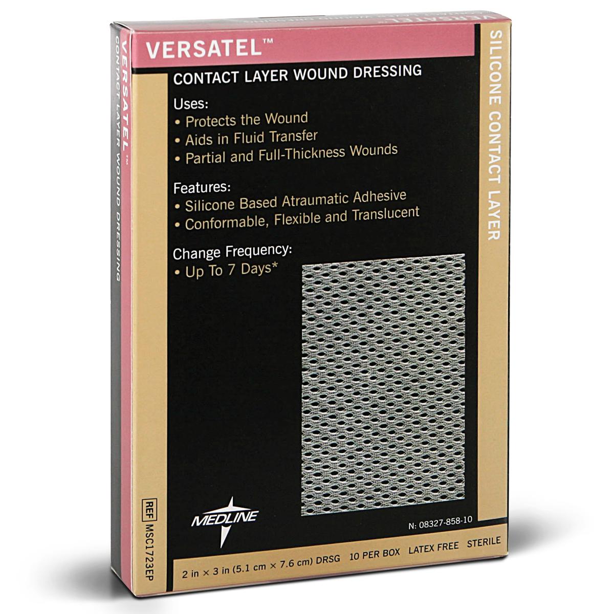 Versatel Contact Layer Dressings for Wound Care | Non-Adhesive Wound Dressing Pads | Ideal for Post-Surgery, Burns & Chronic Wounds | Medical Grade Protection & Comfort