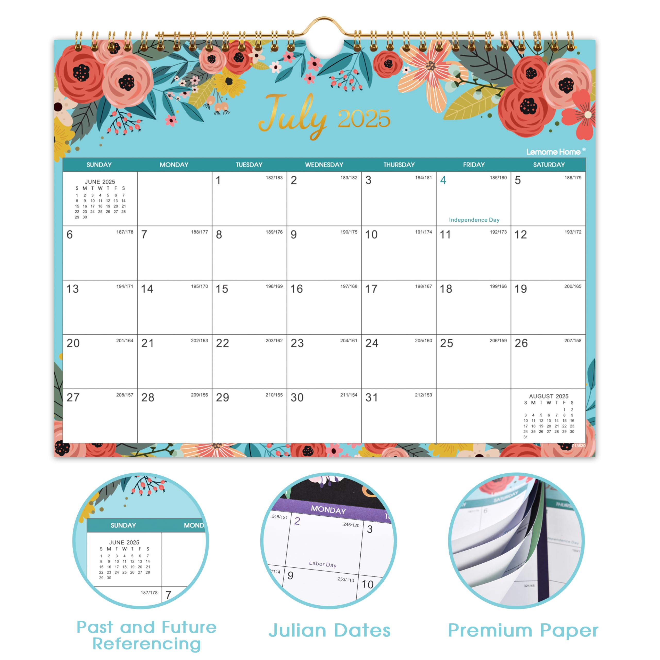 2025-2026 Wall Calendar | 18-Month Planner (July 2025 - December 2026) | 11
