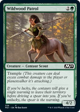 Wildwood Patrol - Magic: The Gathering Planeswalker Deck Exclusive Card | Perfect for MTG Players & Collectors | Enhance Your Deck Strategy