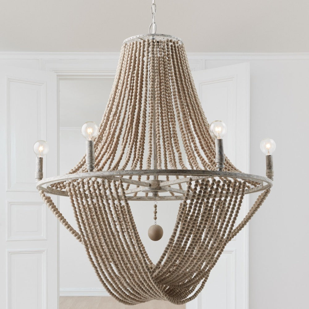 Elegant Carver Chandelier - Modern Crystal Ceiling Light Fixture for Dining Room, Living Room & Bedroom | Perfect for Home Decor & Interior Design