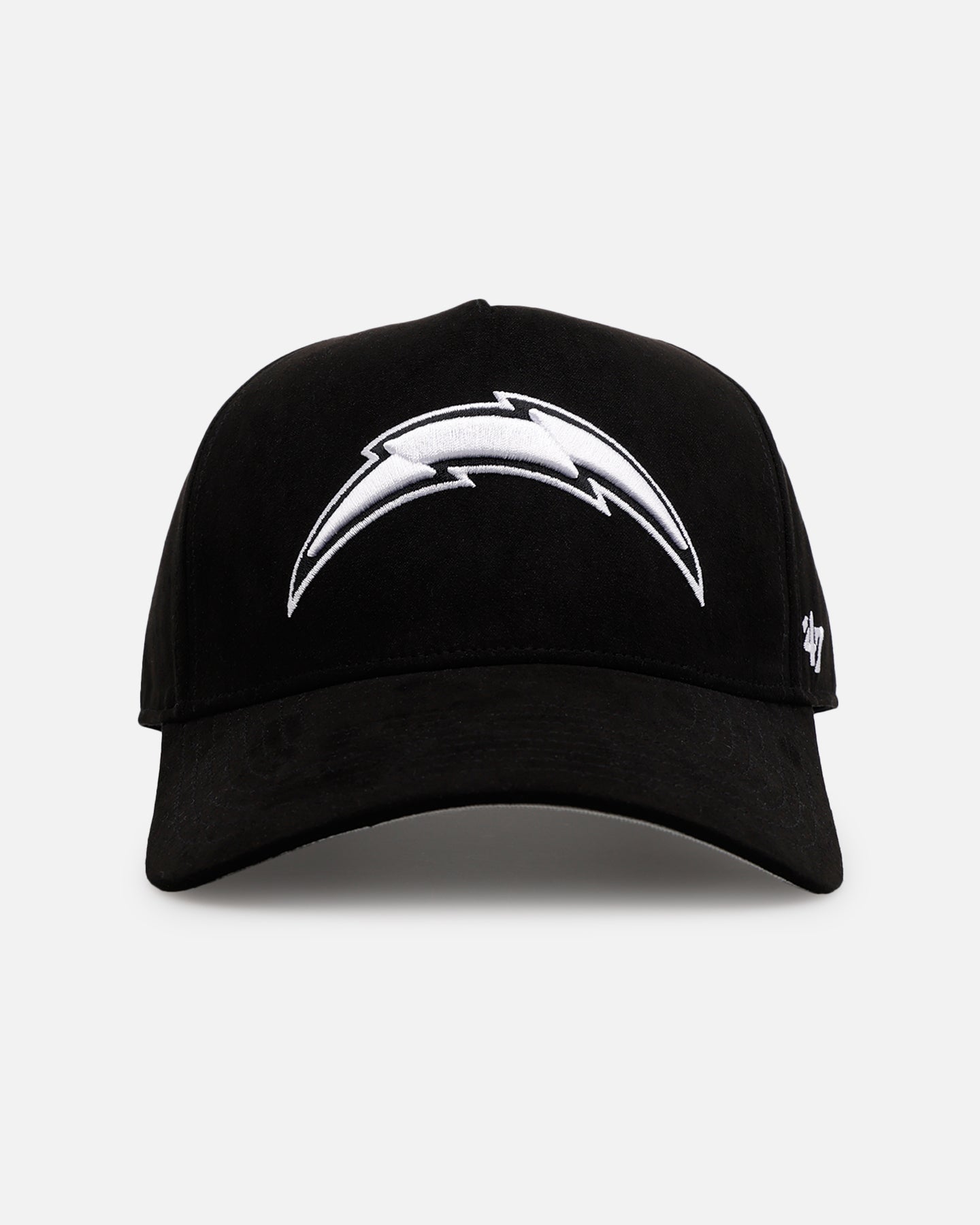 Los Angeles Chargers 'Ultrasuede' 47 MVP Strapback Hat - Black & White Adjustable Snapback for NFL Fans & Game Day Outfits