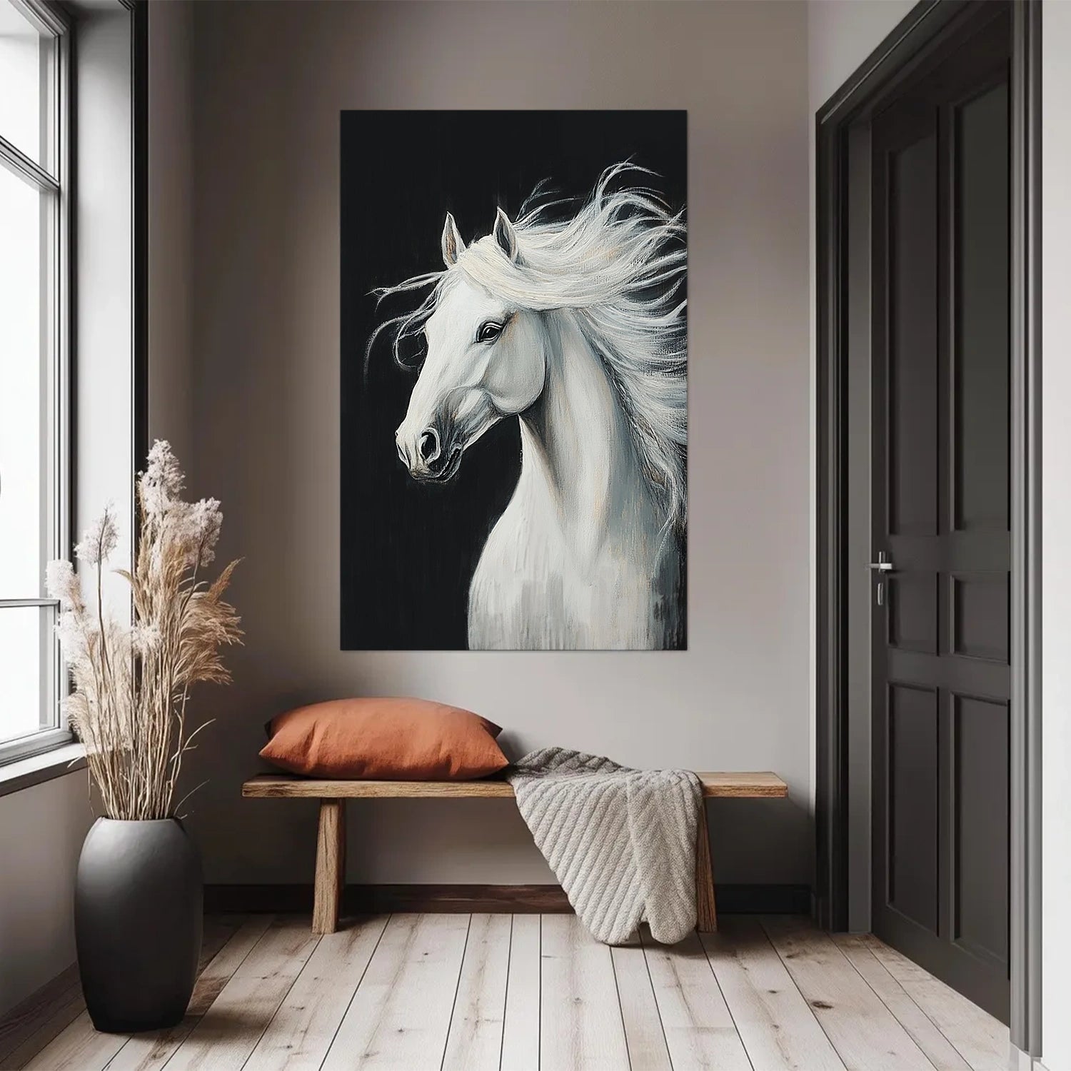 Animal Art Painting #AP105 - Handmade Wildlife Canvas Wall Decor for Living Room, Bedroom & Office