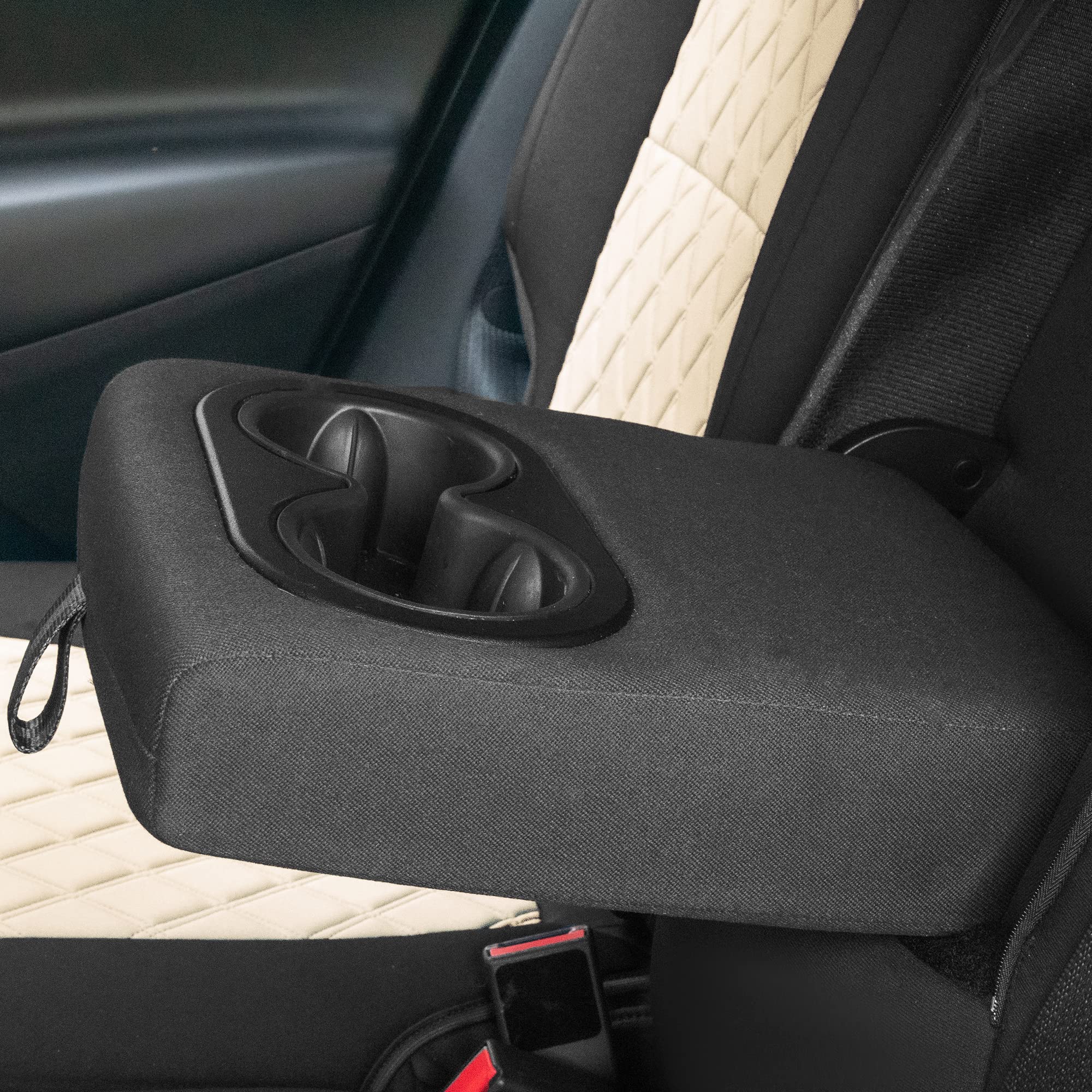Custom Fit Neoprene Seat Covers for Chevy Equinox 2018-2021 - Waterproof Beige Full Set Car Seat Protectors | Durable Automotive Interior Accessories for Road Trips & Daily Commute