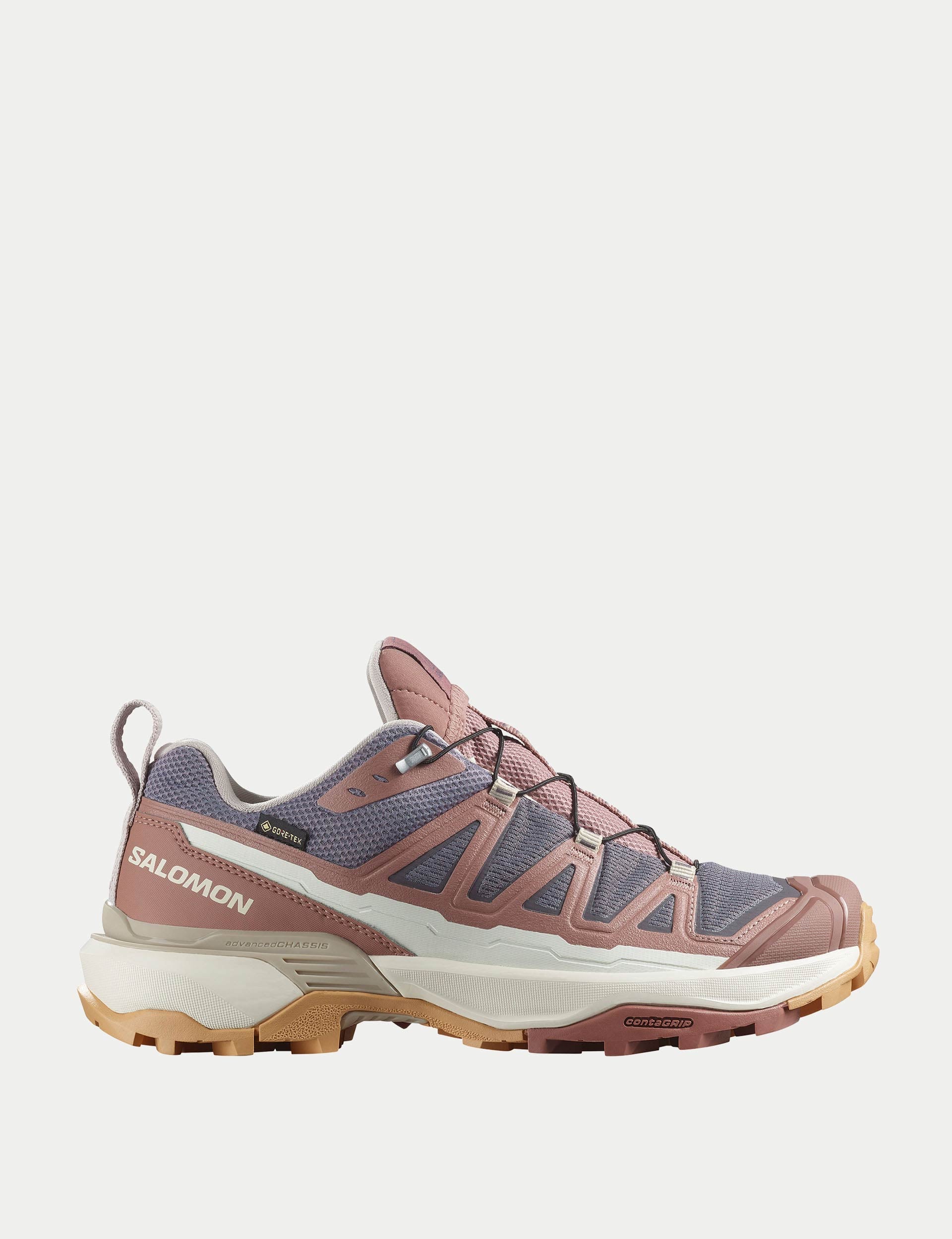 X Ultra 360 Edge Gore-Tex Hiking Boots - Waterproof & Breathable - Excalibur/Burlwood/Silver Cloud - Perfect for Mountain Climbing, Trail Running & Outdoor Adventures