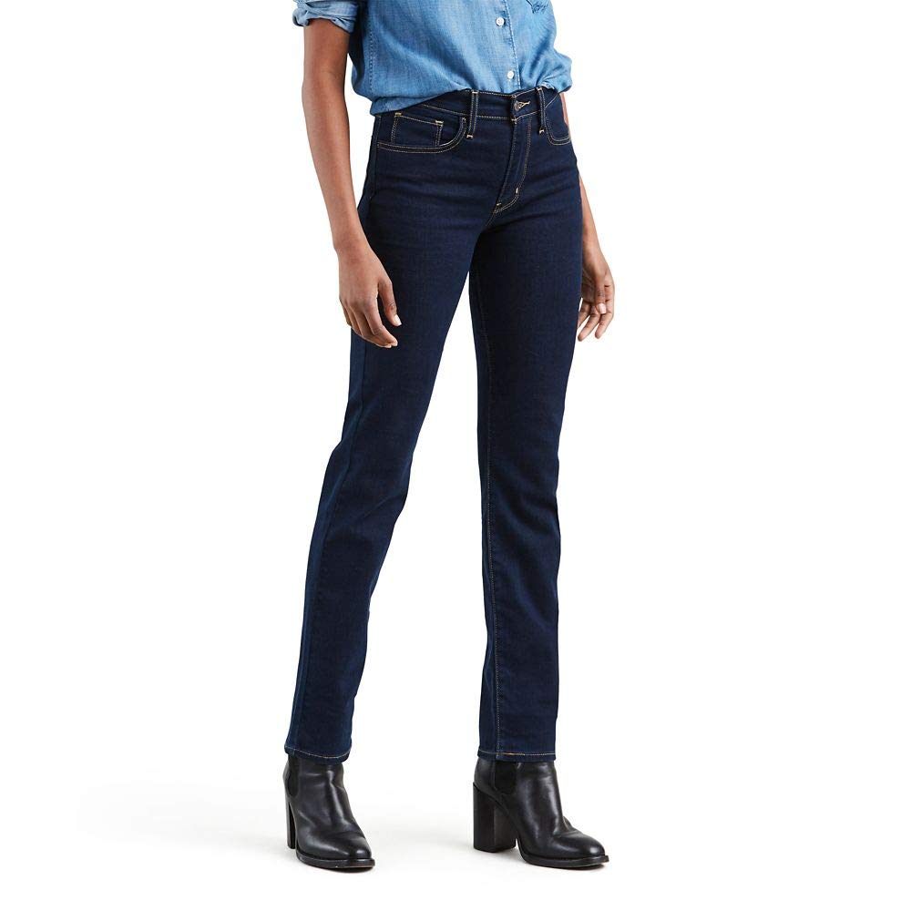 Levi's Women's Straight 505 Jeans - Classic Blue Denim Pants for Casual Wear & Everyday Outfits | Perfect for Work, Shopping & Weekend Style