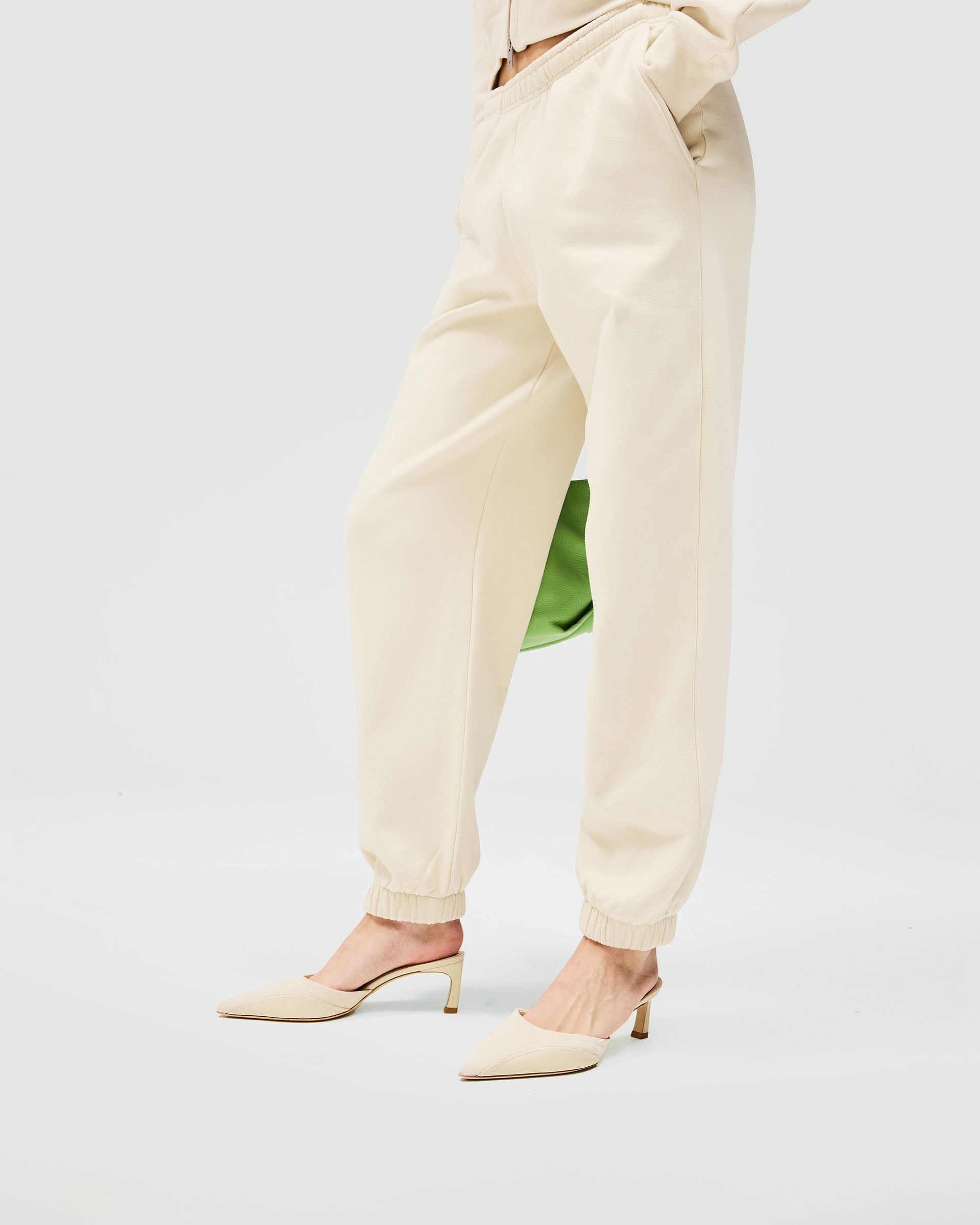 Owners Club Track Pants - Comfortable Oat Milk Color Joggers for Men & Women | Perfect for Gym, Lounge & Streetwear Fashion