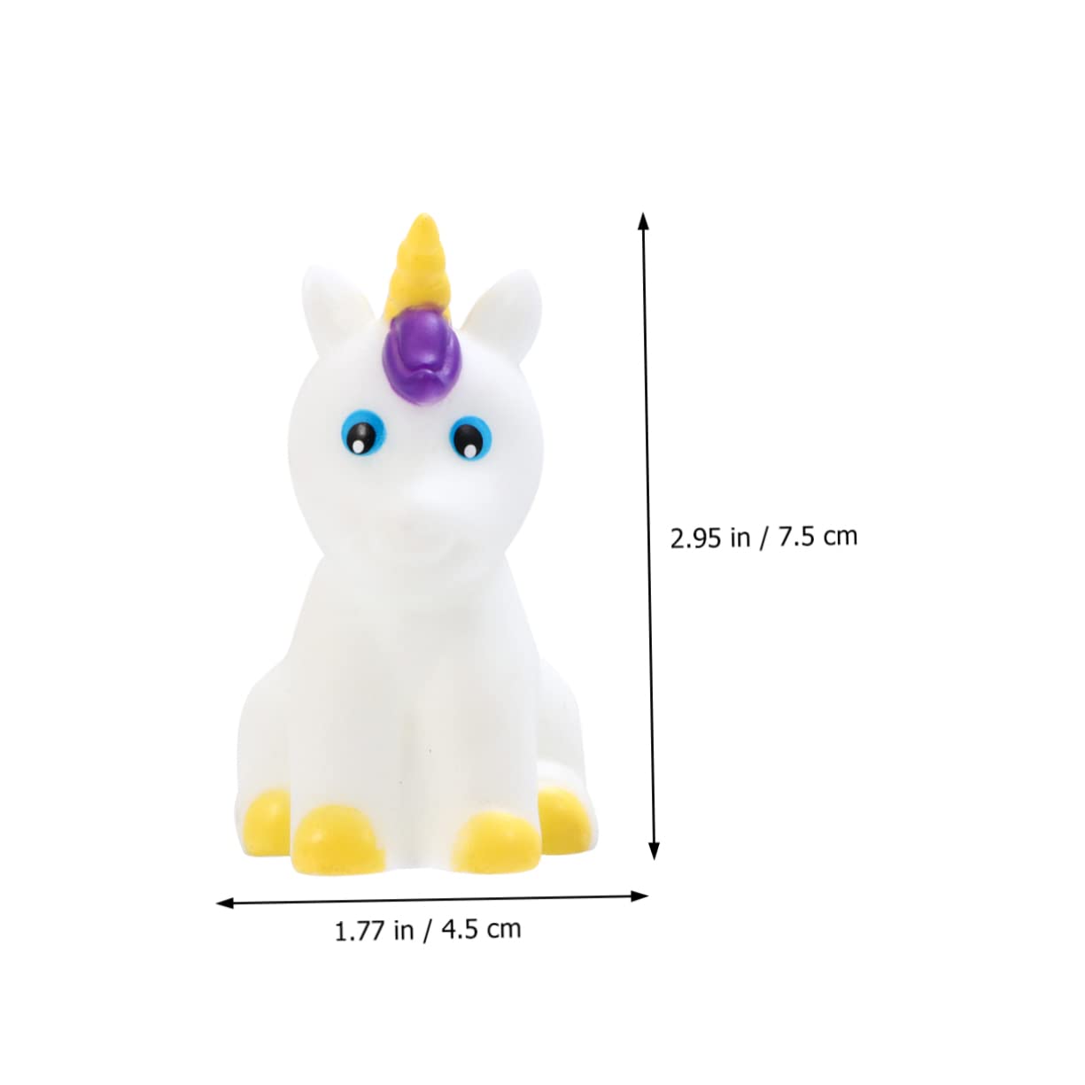4 Sets Unicorn Bath Toys for Kids - Floating Shower Spray Toys, PVC Water Play Set for Bathtub Fun - Perfect for Toddler Bath Time & Sensory Play